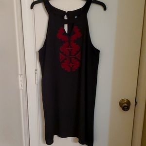 Cute black keyhole dress